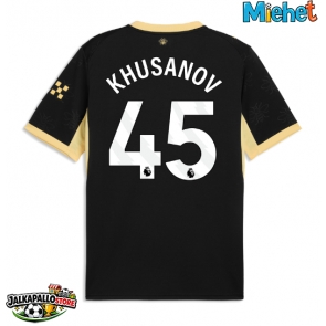 Manchester City Abdukodir Khusanov #45 Vieraspaita 2026-27 Lyhythihainen